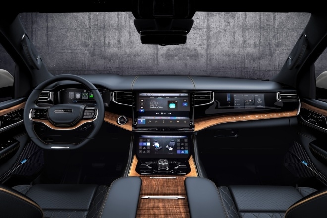 Inside the Grand Wagoneer Grand Wagoneer interior