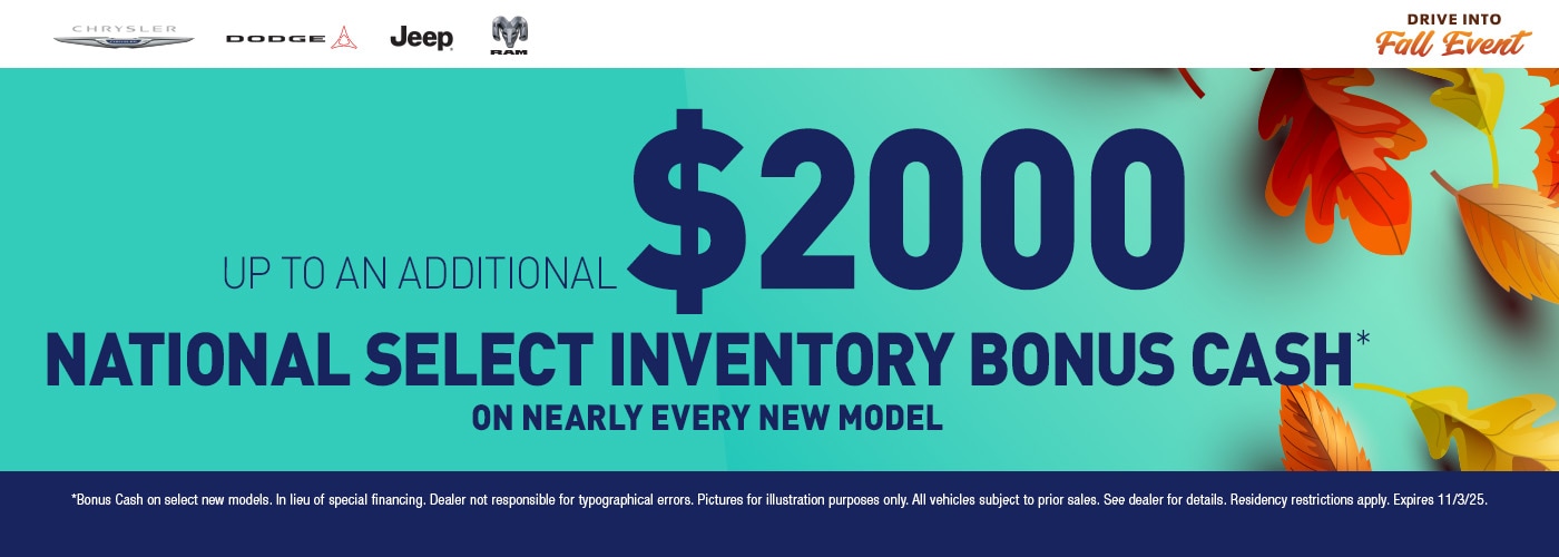CDJR Incentives October