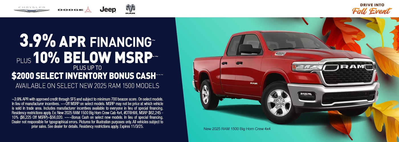 CDJR Incentives October