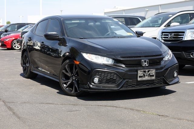 Used 2018 Honda Civic Hatchback Sport with VIN SHHFK7H40JU232426 for sale in Saint Peters, MO