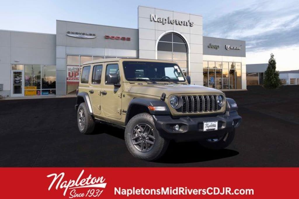 New 2025 Jeep Wrangler 4-DOOR SPORT S Sport Utility