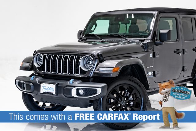 Used 2024 Jeep Wrangler 4xe Sahara 4XE with VIN 1C4RJXP68RW274838 for sale in St. Peters, MO