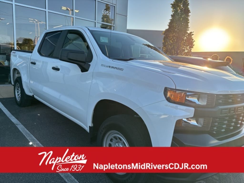 Used 2021 Chevrolet Silverado 1500 Work Truck Truck Crew Cab