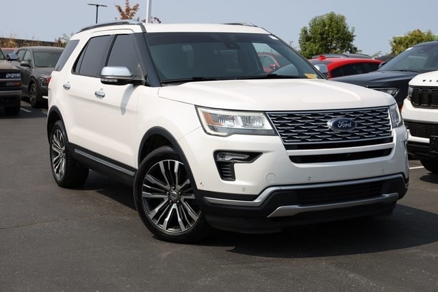 Used 2018 Ford Explorer Platinum with VIN 1FM5K8HT8JGA66314 for sale in Saint Peters, MO