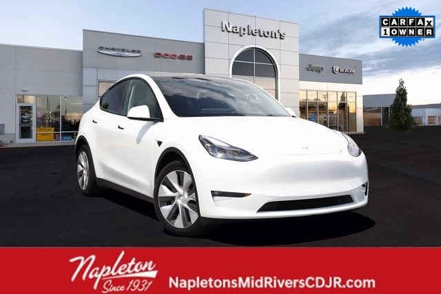 Used 2023 Tesla Model Y Long Range with VIN 7SAYGDEE4PF803600 for sale in St. Peters, MO