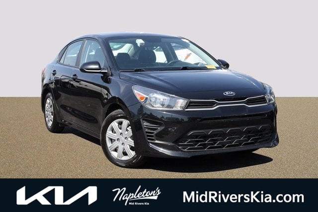 Used 2021 Kia Rio LX with VIN 3KPA24AD8ME396117 for sale in Saint Peters, MO