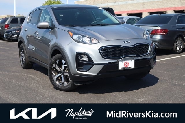 Used 2021 Kia Sportage LX with VIN KNDPMCAC4M7920160 for sale in Saint Peters, MO