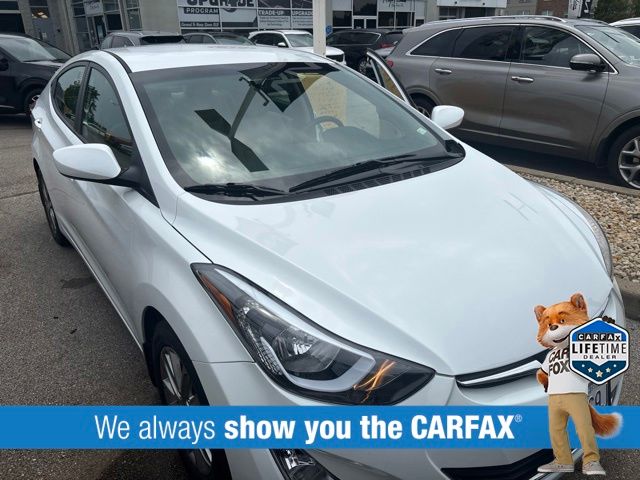 Used 2016 Hyundai Elantra SE with VIN 5NPDH4AE9GH729333 for sale in St. Peters, MO