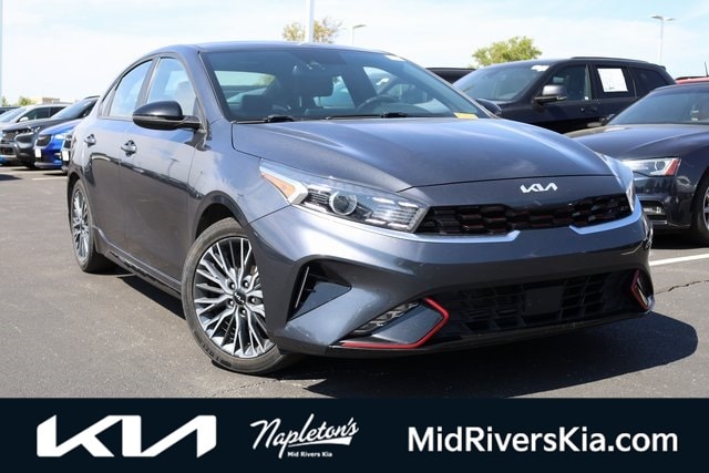 Used 2022 Kia FORTE GT-Line with VIN 3KPF54AD7NE470075 for sale in Saint Peters, MO