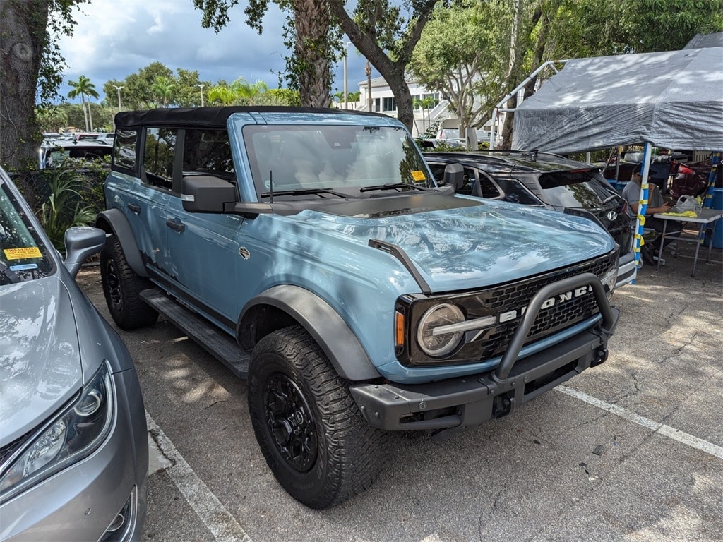 Used 2022 Ford Bronco 4-Door Wildtrak with VIN 1FMEE5DP7NLA71368 for sale in Lake Park, FL