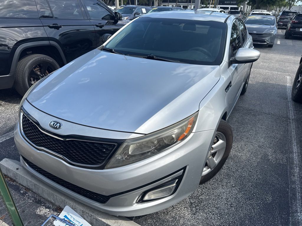 Used 2015 Kia Optima LX with VIN 5XXGM4A71FG448390 for sale in Lake Park, FL