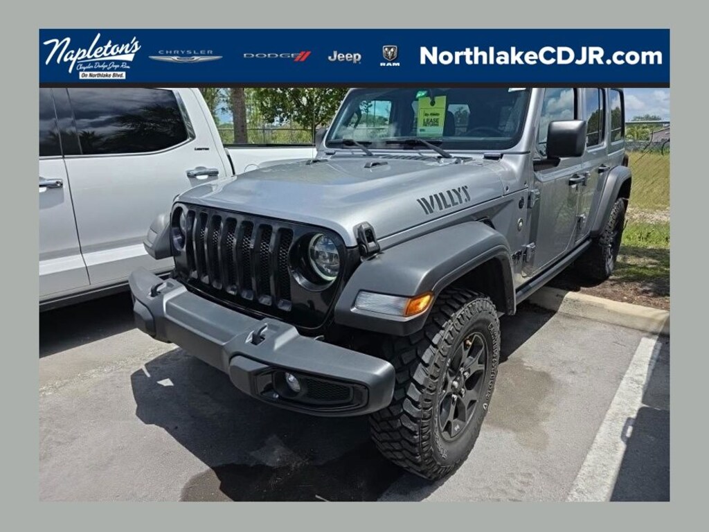 Used 2021 Jeep Wrangler Unlimited Willys SUV