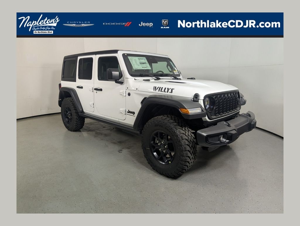 New 2026 Jeep Wrangler 4-DOOR WILLYS Sport Utility