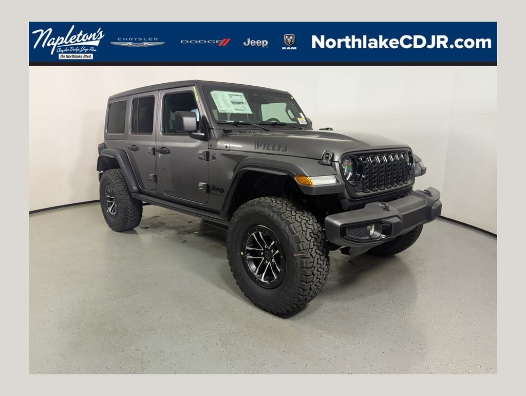 New 2026 Jeep Wrangler 4-DOOR WILLYS Sport Utility