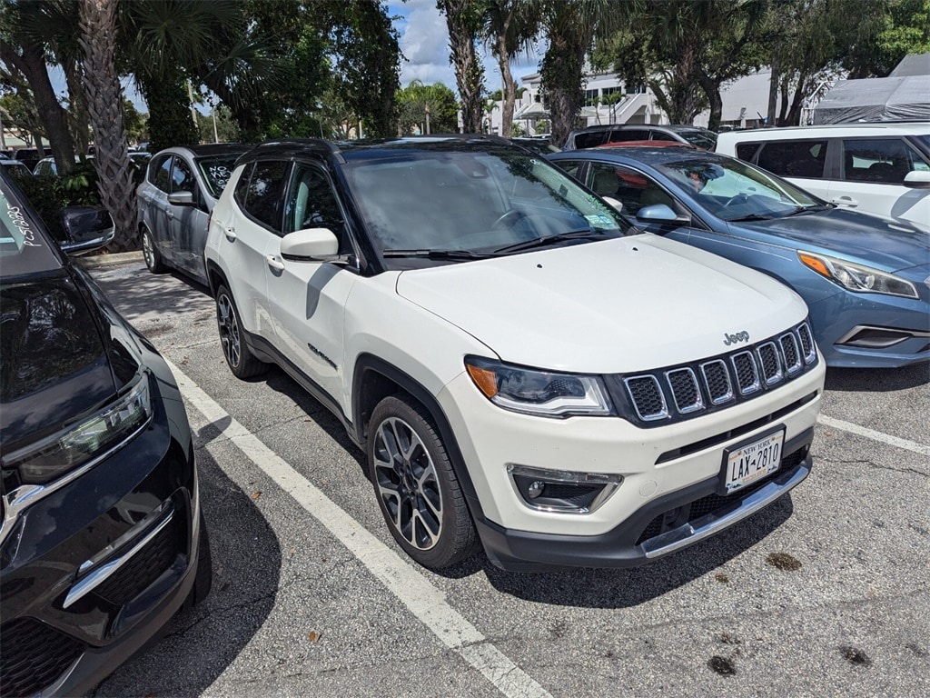 Used 2021 Jeep Compass Limited with VIN 3C4NJCCB6MT597388 for sale in Lake Park, FL