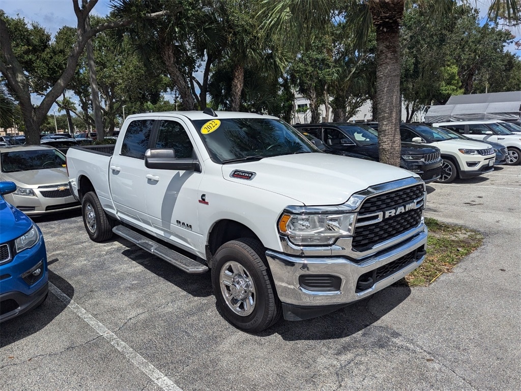 Used 2022 RAM Ram 2500 Pickup Big Horn with VIN 3C6UR5DL6NG247428 for sale in Lake Park, FL