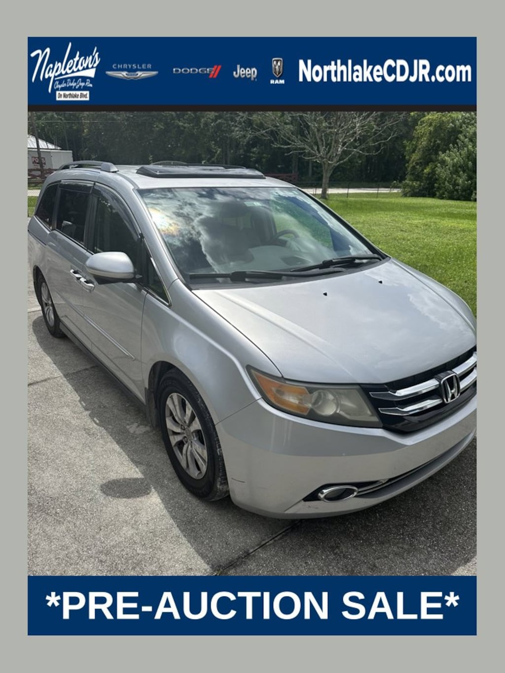 Used 2015 Honda Odyssey EX-L Minivan/Van