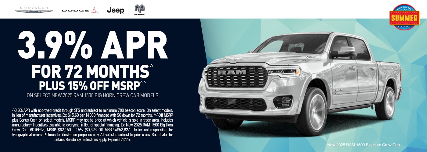 CDJR Incentives August