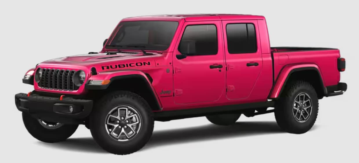 Pink Jeep Gladiator for Sale
