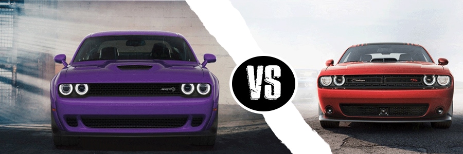 Dodge Challenger vs Dodge Challenger R/T