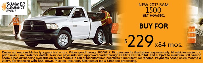 RAM 1500 Lease Special
