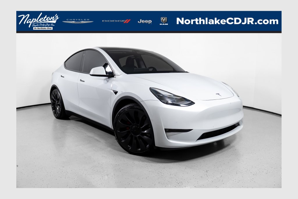 Used 2021 Tesla Model Y Performance with VIN 5YJYGDEF7MF197369 for sale in Lake Park, FL