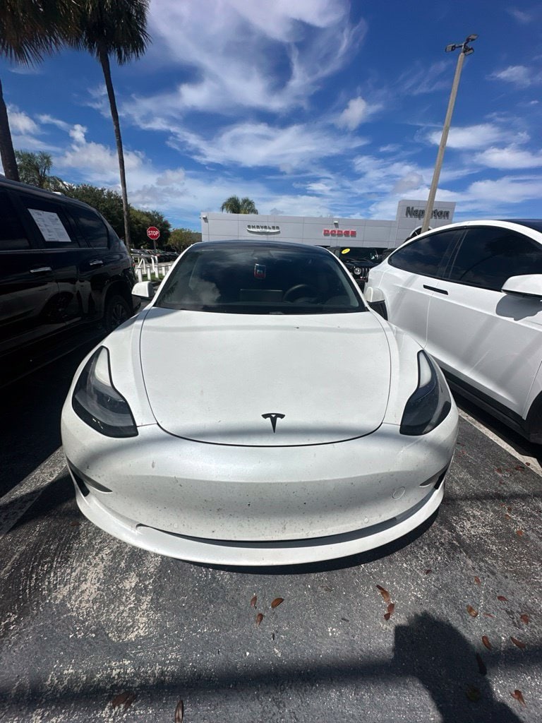 Used 2021 Tesla Model 3 Base with VIN 5YJ3E1EA1MF981940 for sale in Lake Park, FL