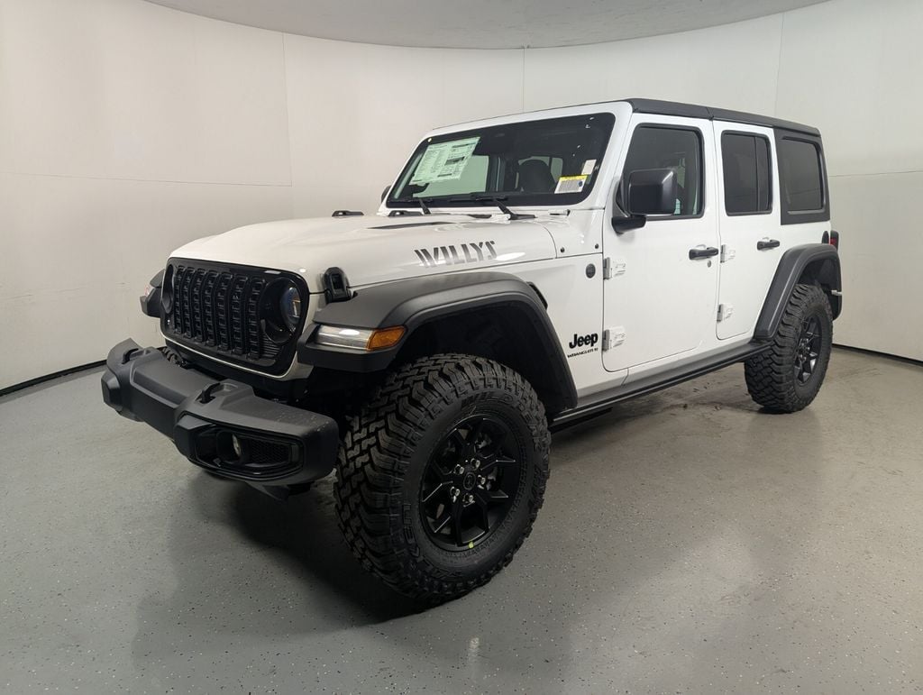 New 2026 Jeep Wrangler 4-DOOR WILLYS Sport Utility