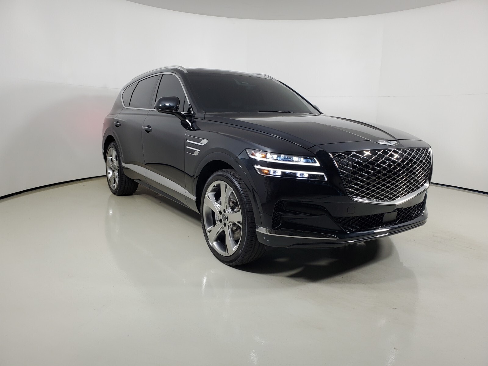 Used 2021 GENESIS GV80 Advanced+ with VIN KMUHCESC3MU058906 for sale in Lake Park, FL