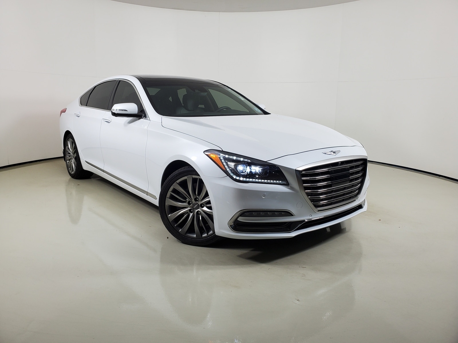 Used 2018 GENESIS G80 Ultimate with VIN KMHGN4JF0JU257112 for sale in Lake Park, FL