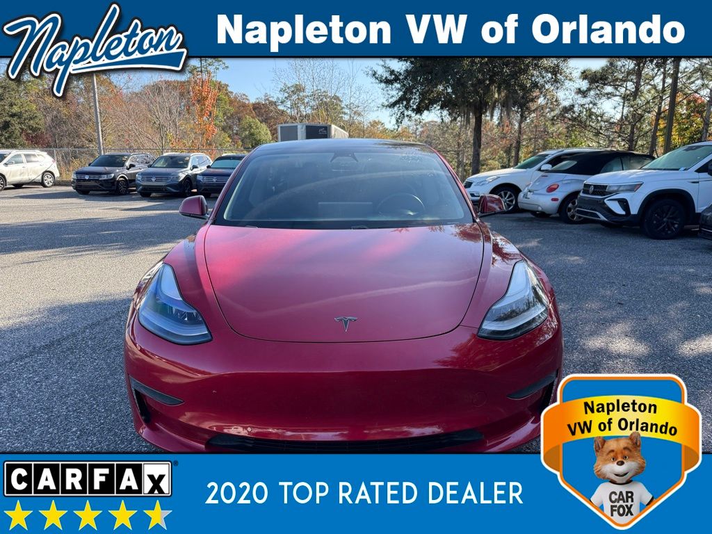 Used 2021 Tesla Model 3 Base with VIN 5YJ3E1EA9MF057763 for sale in Orlando, FL