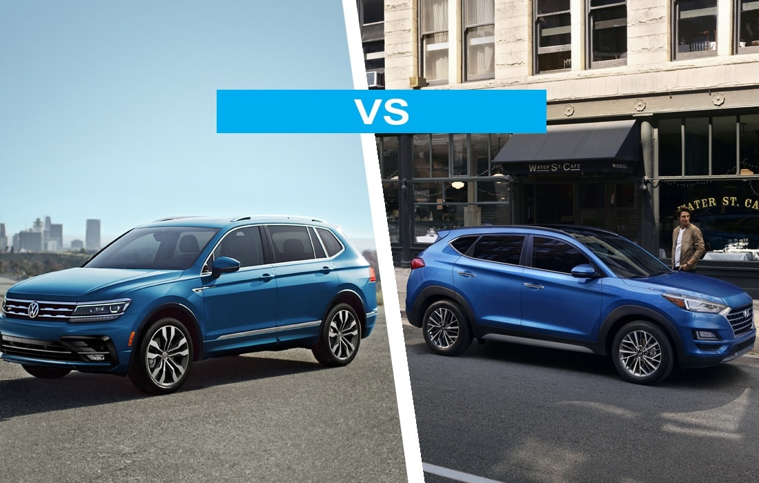 2022 VW Tiguan SE vs Hyundai Tucson SE Which SUV is Better? Napleton