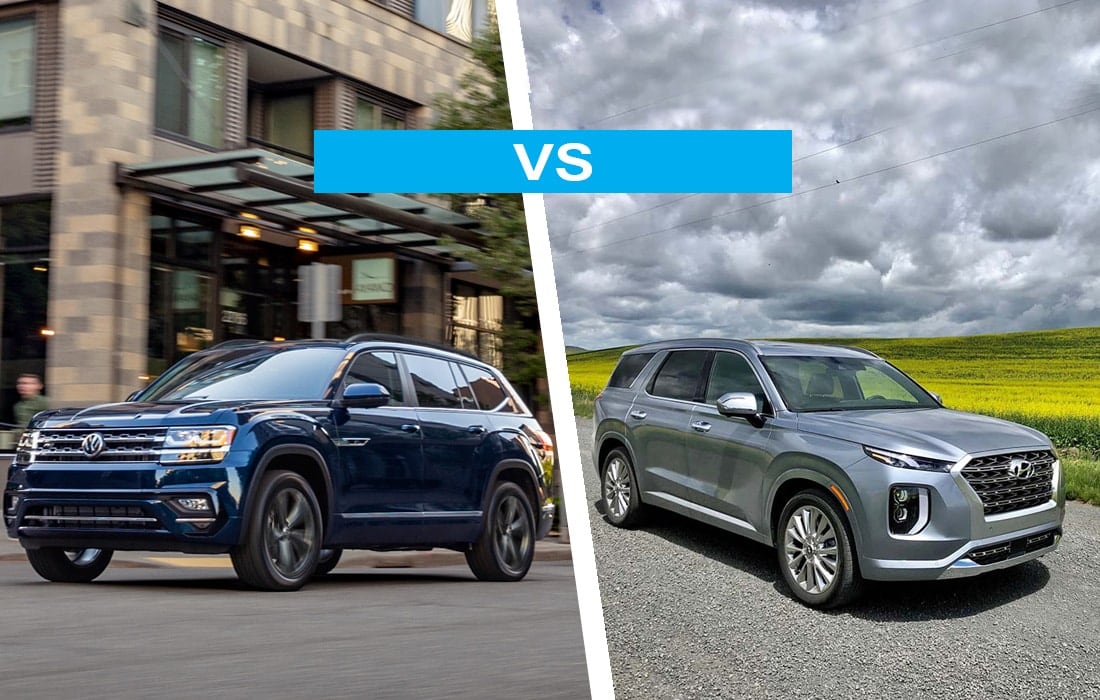 2022 VW Atlas vs Hyundai Palisade Comparison Review Is Volkswagen Atlas a Good Car? Napleton