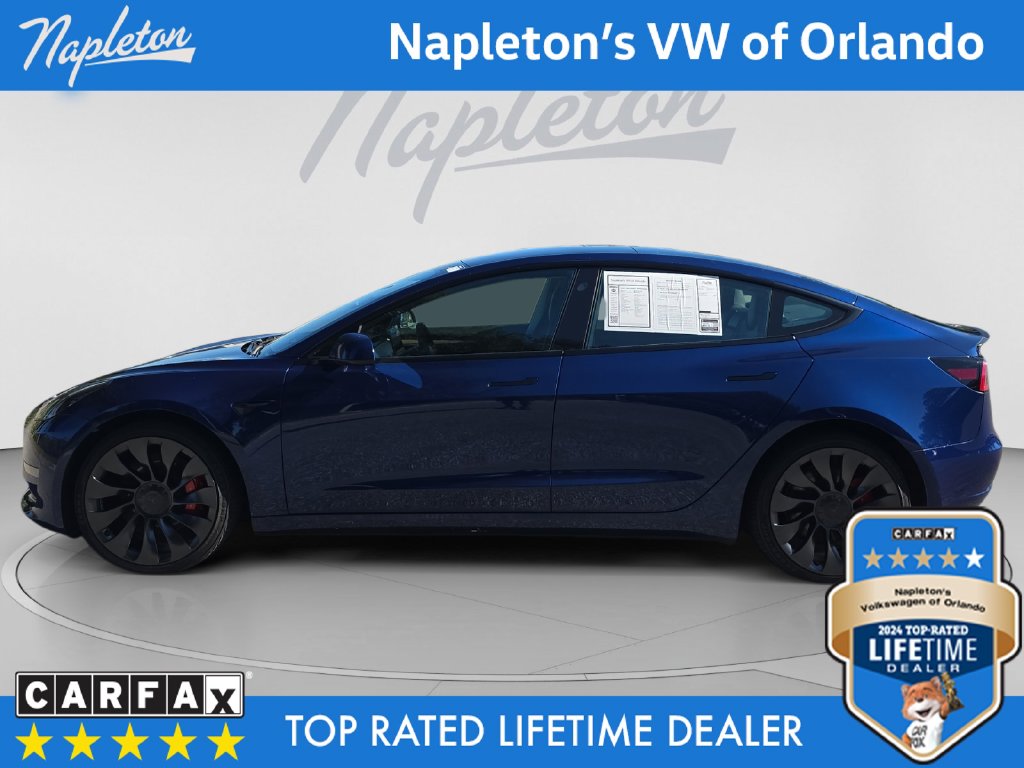 Used 2023 Tesla Model 3 Performance with VIN 5YJ3E1EC2PF696928 for sale in Orlando, FL