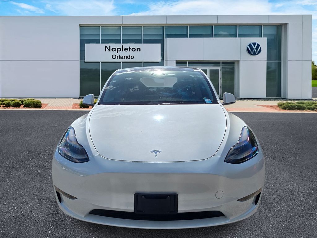 Used 2024 Tesla Model Y Long Range with VIN 7SAYGDEE2RA230695 for sale in Orlando, FL