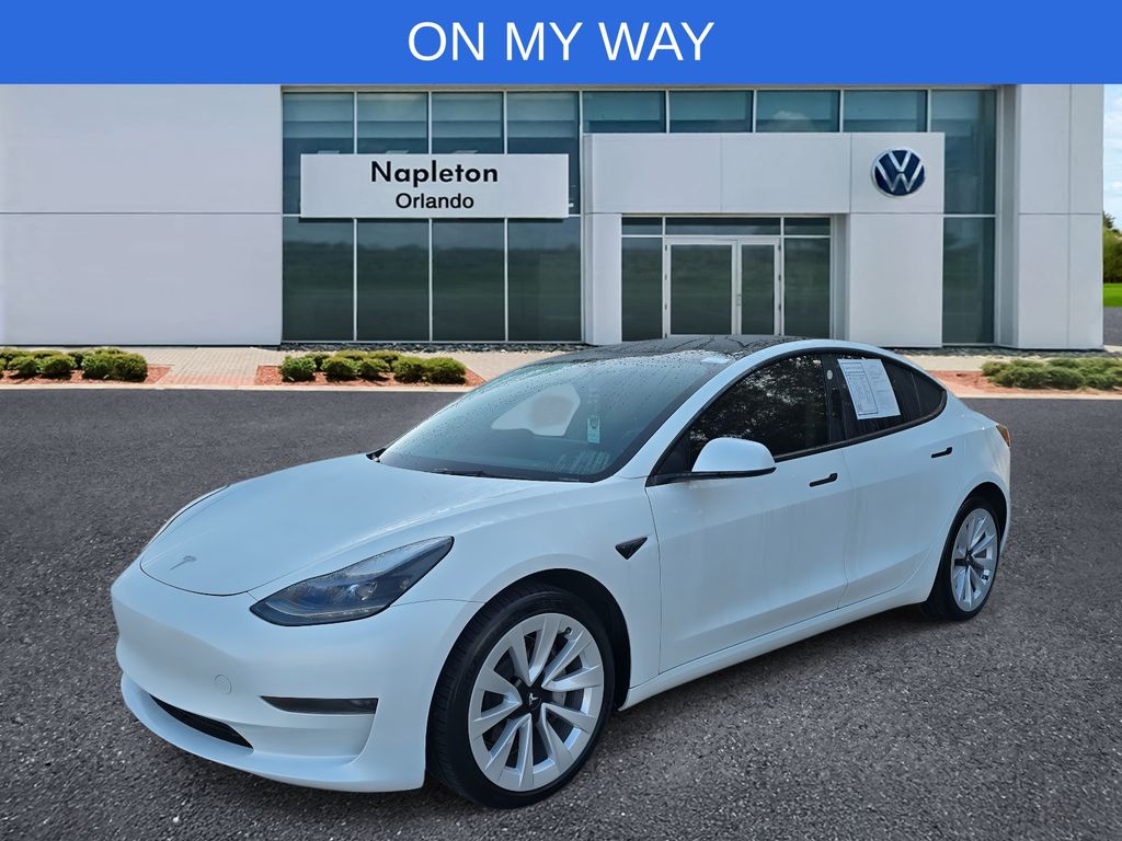 Used 2023 Tesla Model 3 Base with VIN 5YJ3E1EAXPF545480 for sale in Orlando, FL