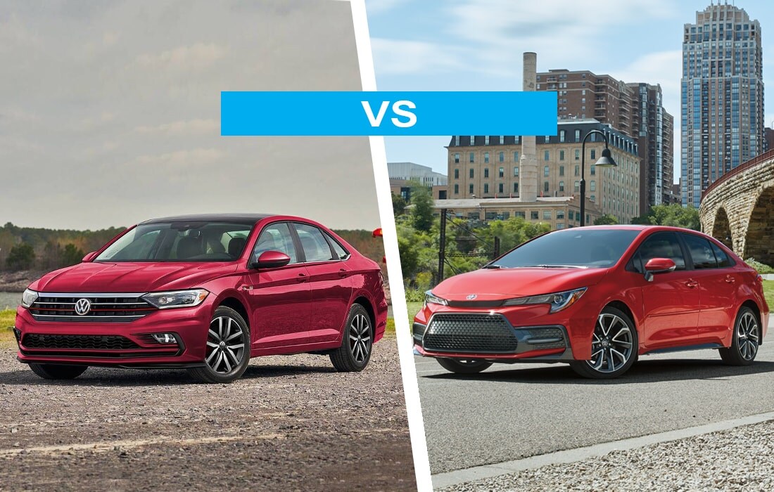 vw jetta vs toyota corolla comparison