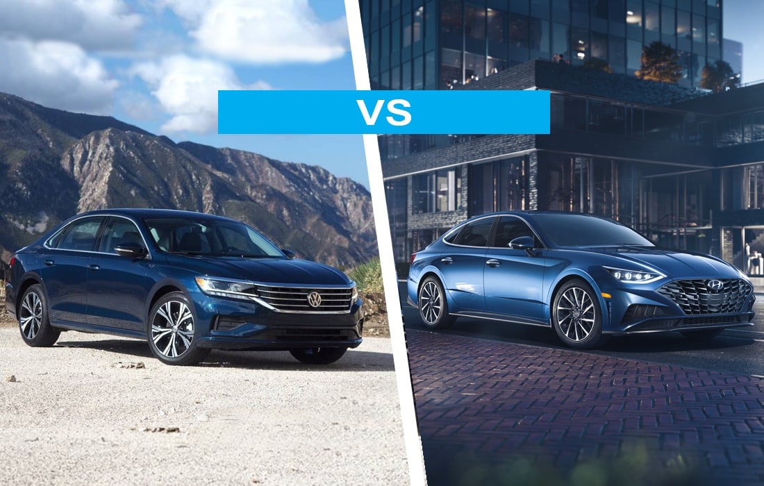 new hyundai sonata vs vw passat car comparison