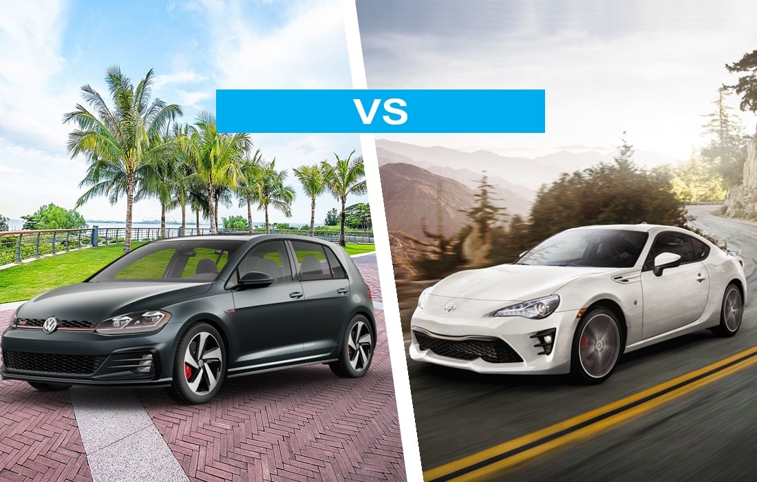 volkswagen golf gti vs toyota 86