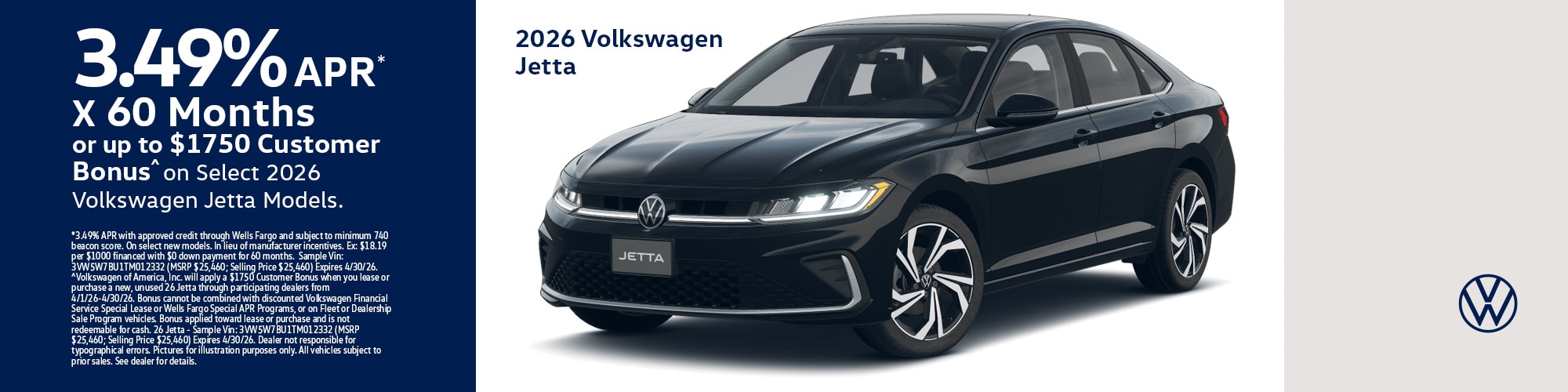 VW Incentives April