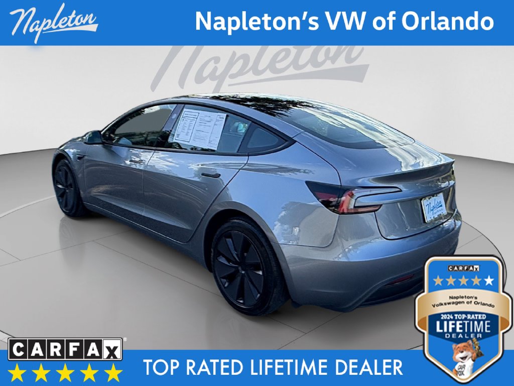 Used 2025 Tesla Model 3 Long Range with VIN 5YJ3E1EA6SF927482 for sale in Orlando, FL