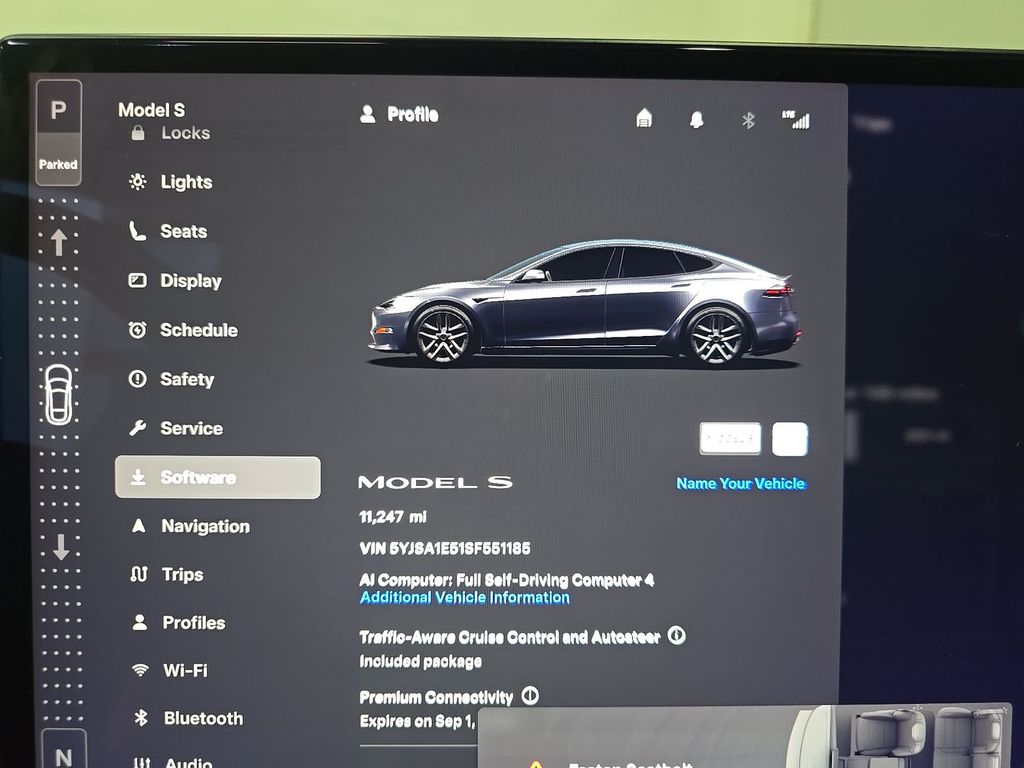Used 2025 Tesla Model S Base with VIN 5YJSA1E51SF551185 for sale in Orlando, FL