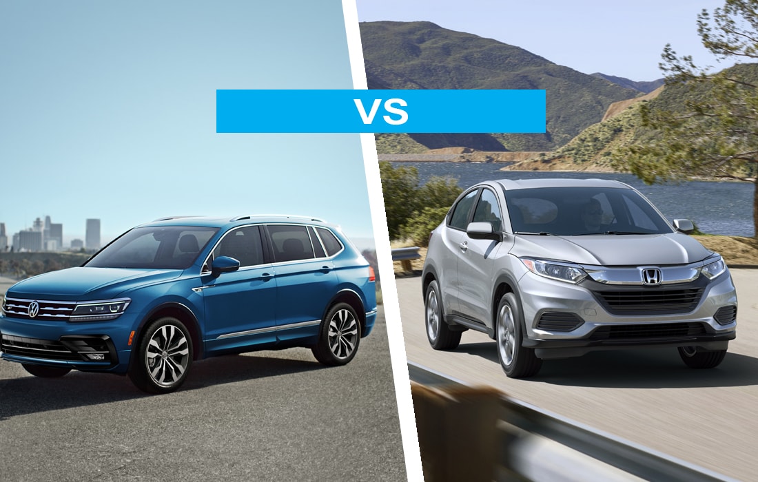 2022 VW Tiguan vs Honda HRV Vehicle Comparison Which One is Better