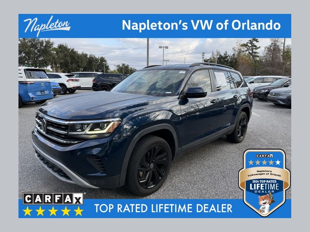 Used 2022 Volkswagen Atlas 3.6L V6 SE w/Technology SUV