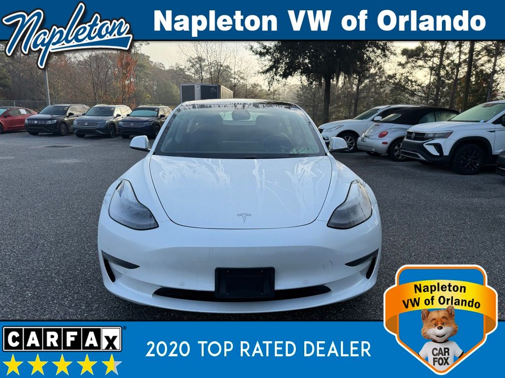 Used 2021 Tesla Model 3 Base with VIN 5YJ3E1EA6MF046591 for sale in Orlando, FL