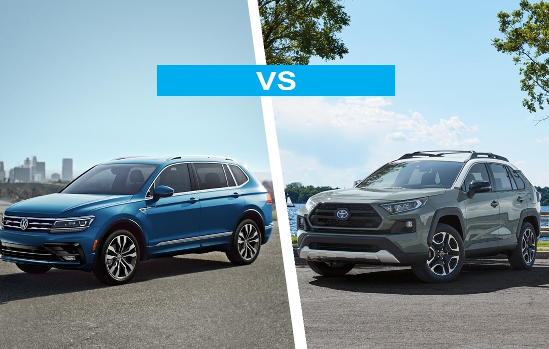 vw tiguan vs toyota rav4 comparison review