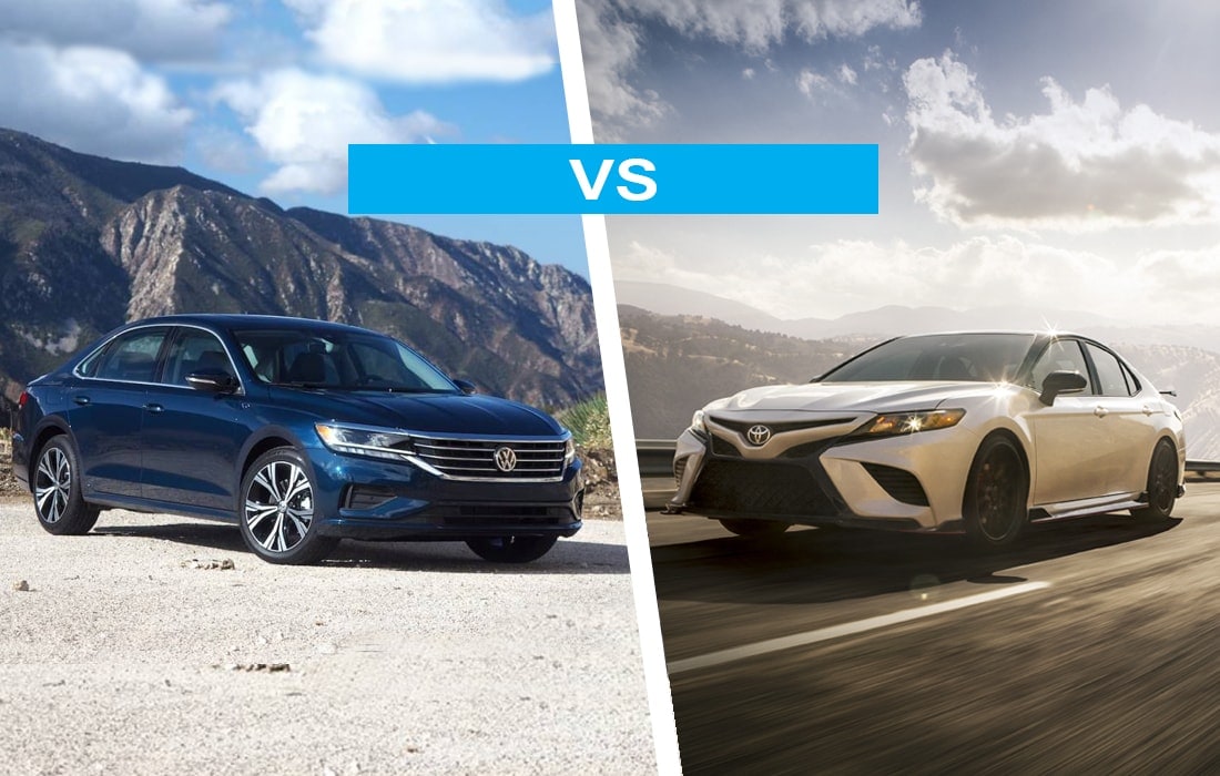 vw passat vw toyota camry comparison review