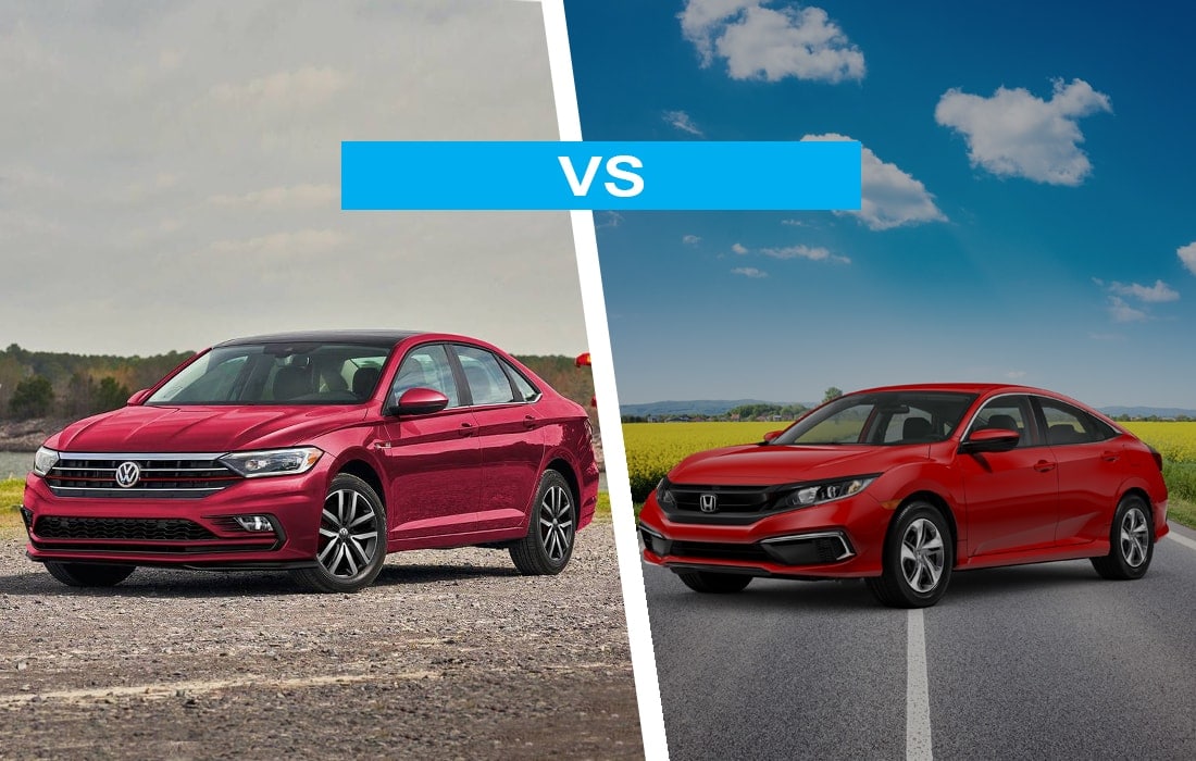 new volkswagen jetta vs honda civic vehicle comparison and research