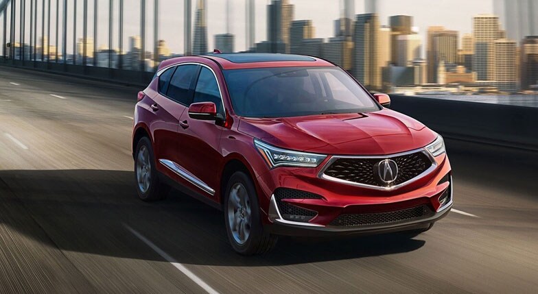 Red Acura RDX with Advanced Package