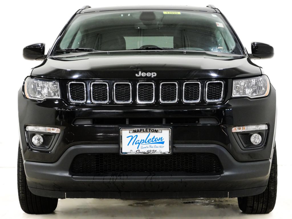 Certified 2021 Jeep Compass Latitude with VIN 3C4NJDBB6MT595714 for sale in Lansing, IL